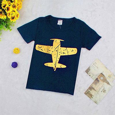 Boy Baby Boy T-shirt Yellow Airplane