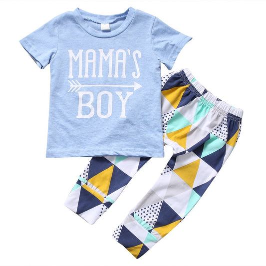 Boy Baby Boy Set Mamas Boy Arrow