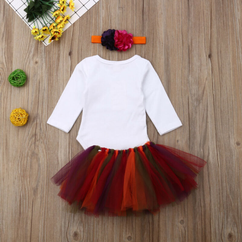 Baby Girl Turkey Tulle Skirt Set