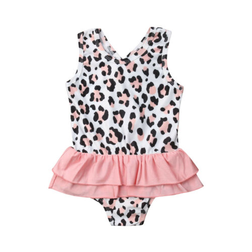 Girl Baby Girl Leopard Swimsuit