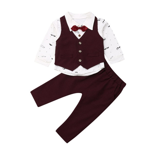 Boy Baby Boy Smart Gentleman Suit Set