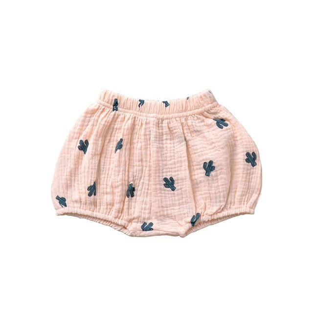 Boy Girl Baby Boy Girl Linen Bloomer Shorts