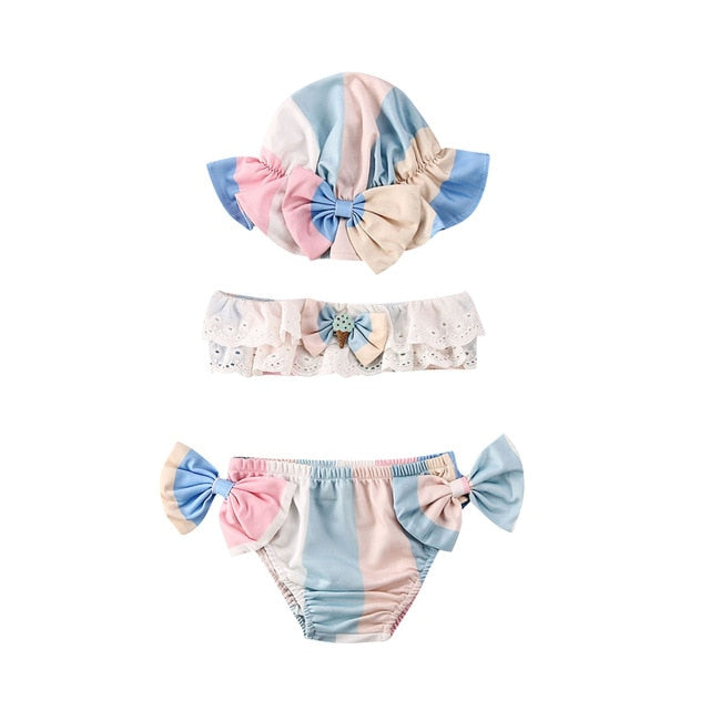 Girl Baby Girl Bikini Swimwear Set