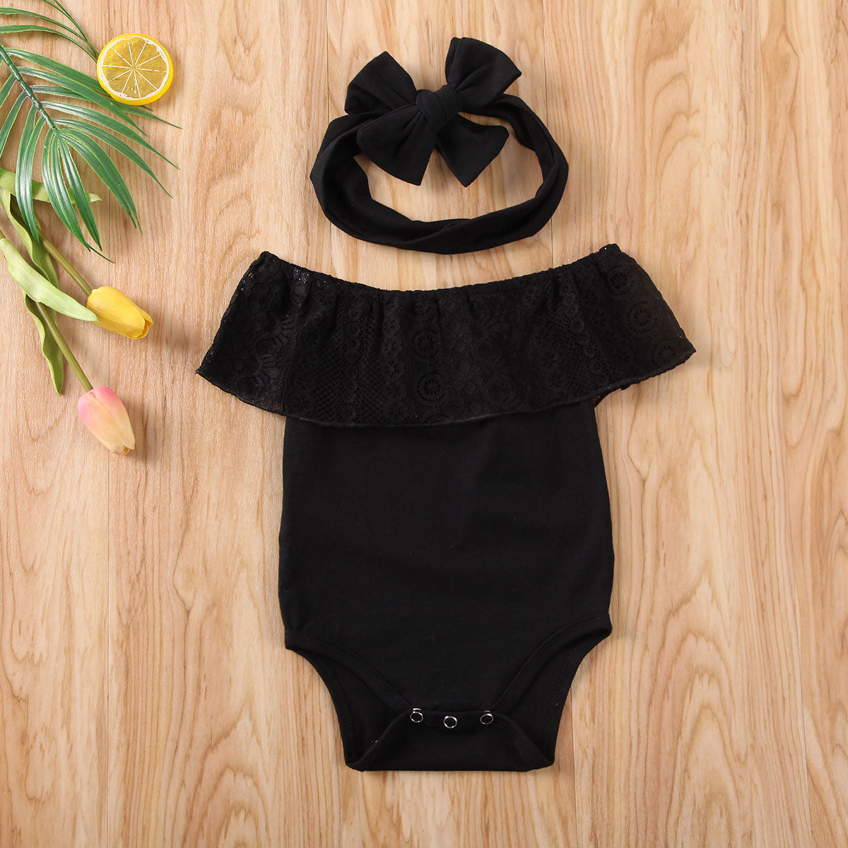Secret Solid Baby Girl Summer Outfit