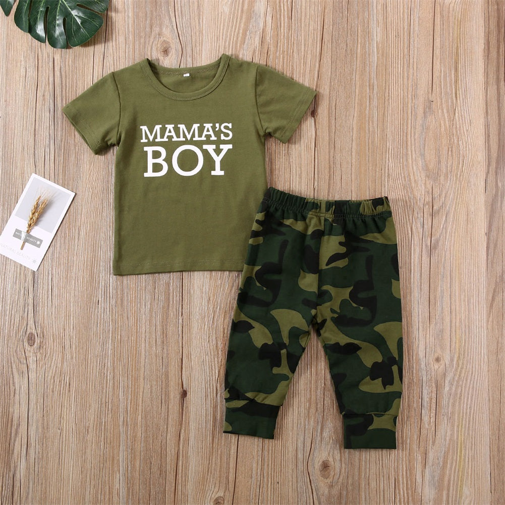 Cool Camouflage For Boys And Girls Matching Set