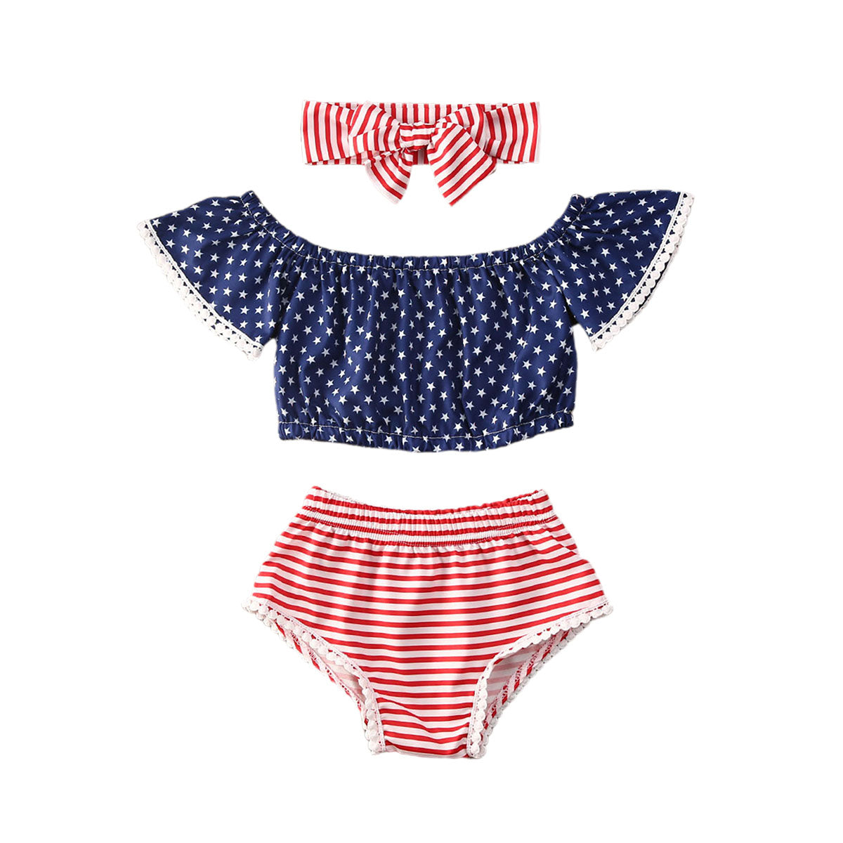Baby Girl Independence Day Set