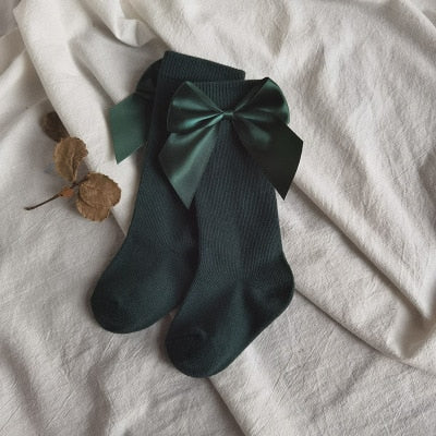 Baby / Toddler/ Kid Bowknot Decor Solid Color Socks