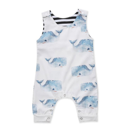 Adorable Blue Whale Bodysuit for Babies