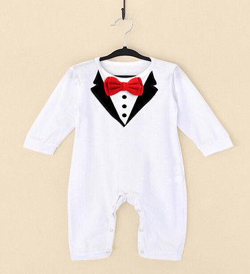 Little Prince Charming: Infant Jumpsuit for Newborn Baby Boys