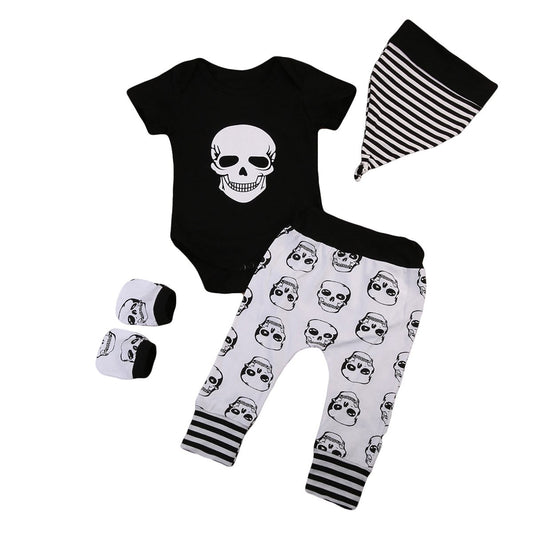 Baby Boy Set O Skulls