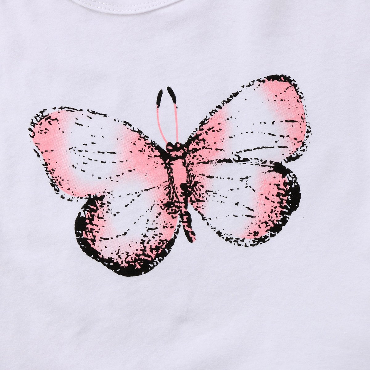 Girl Baby Girl Set O Pink Butterfly