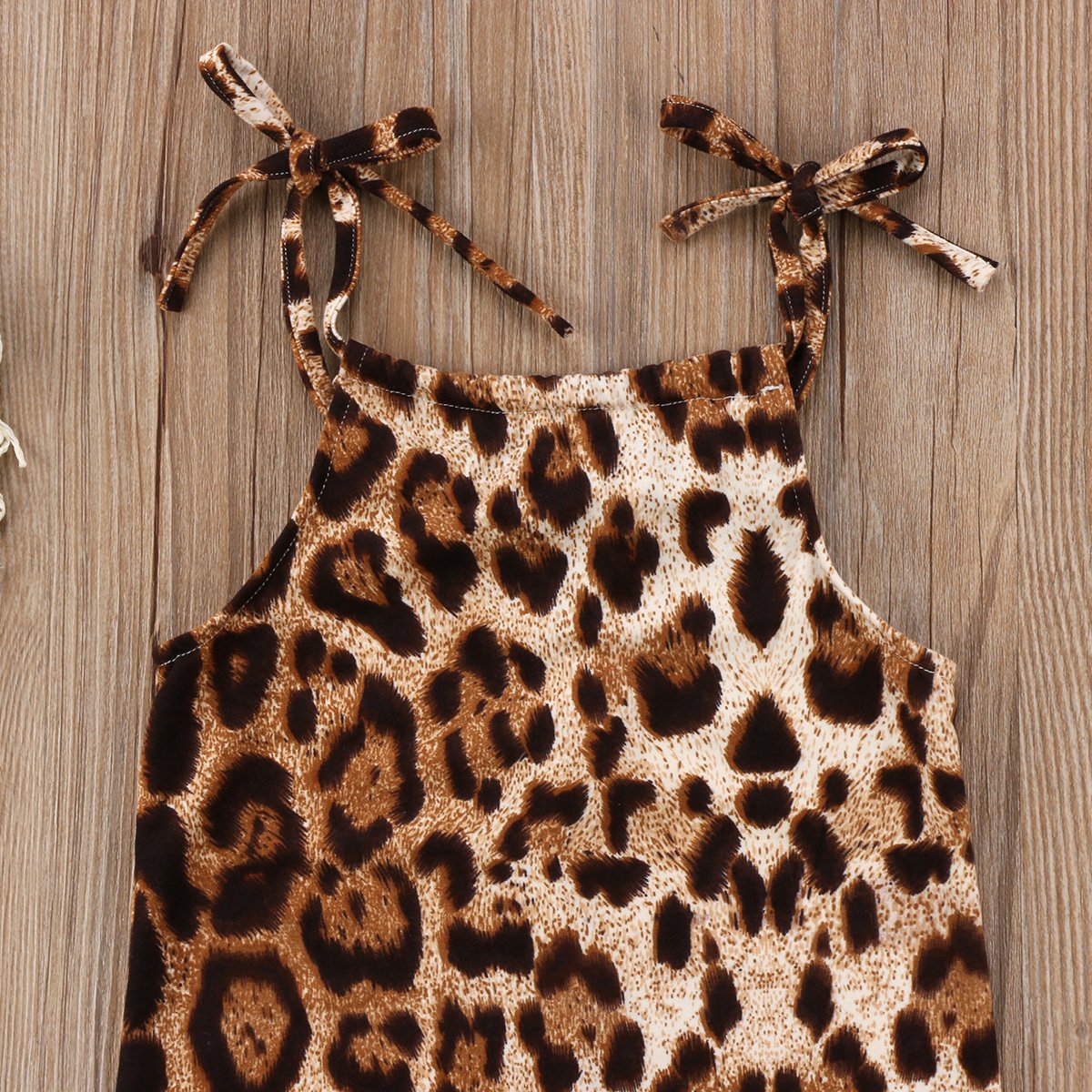 Girl Baby Girl Jumpsuit Leopard Print