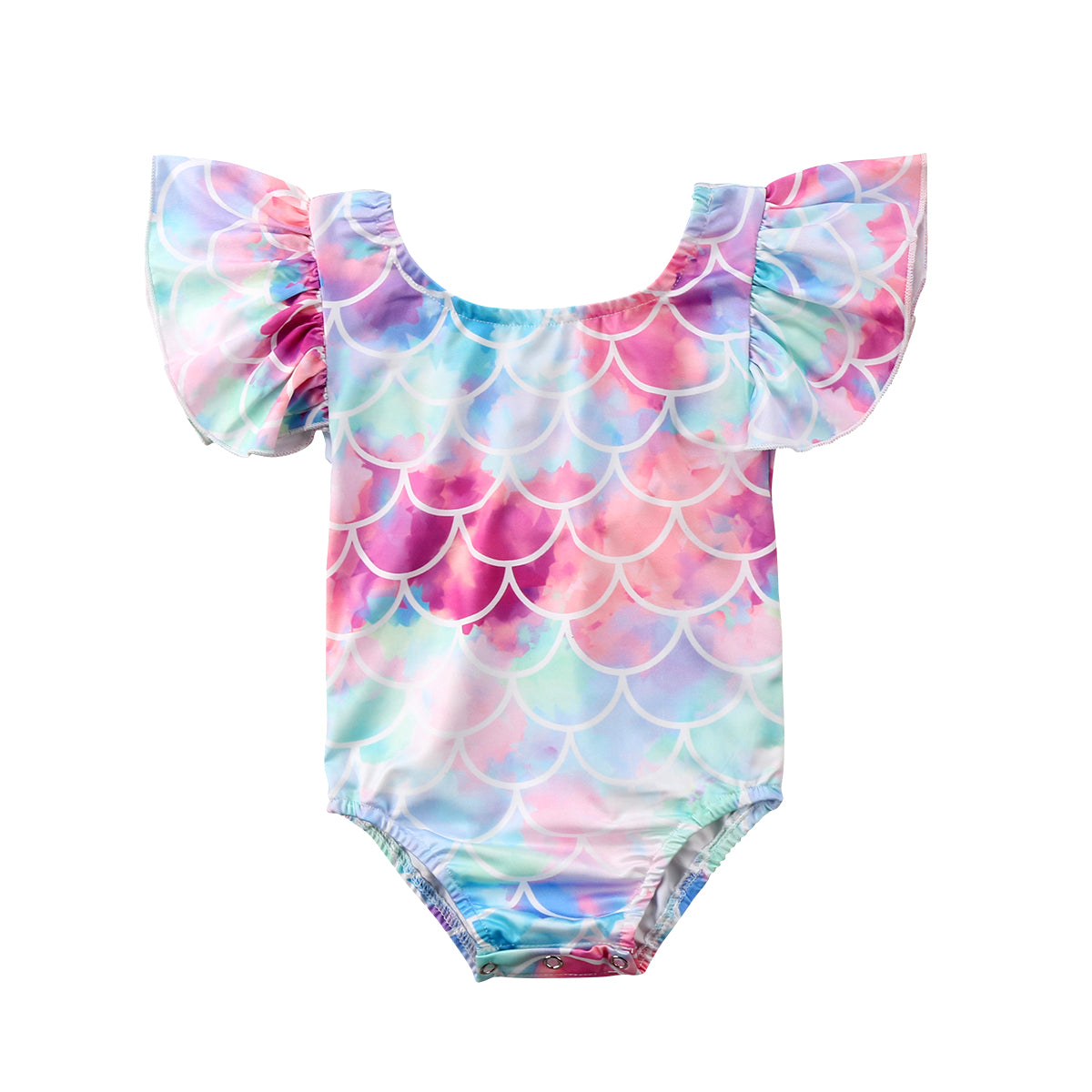 Girl Baby Girl Accent Mermaid Swimwear