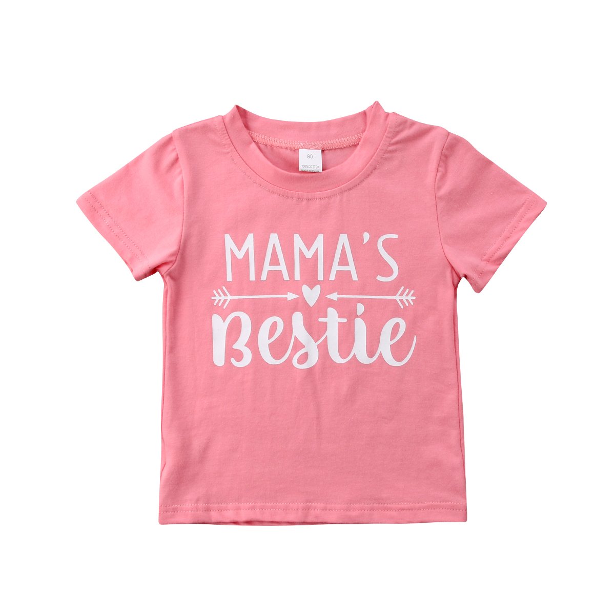 Girl Baby Girl Mama's Bestie T-shirt