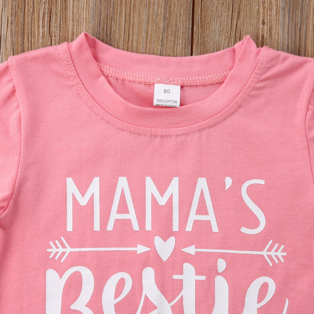 Girl Baby Girl Mama's Bestie T-shirt