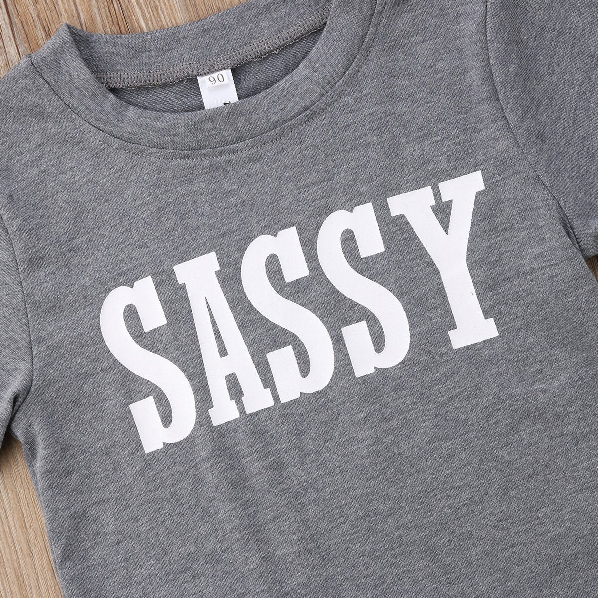 Kids Baby Boy Girl Sassy T-shirt
