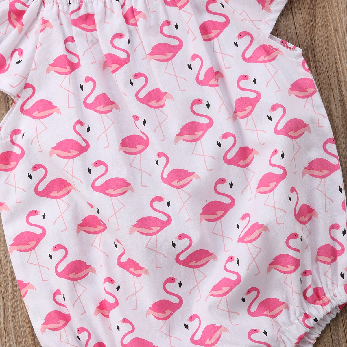 Girl Baby Girl Flamingos Pink Jumpsuit