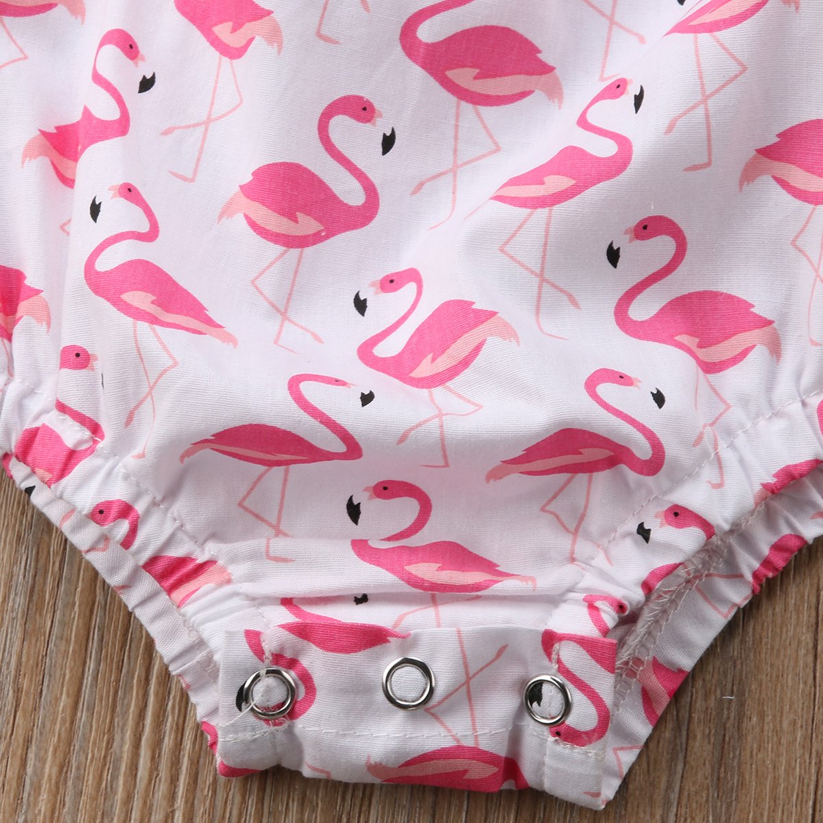 Girl Baby Girl Flamingos Pink Jumpsuit