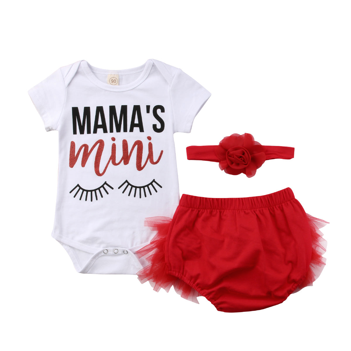 Girl Baby Girl Mama's Mini Jumpsuit Set