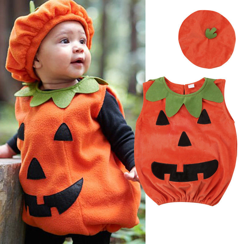 Kids Baby Boy Girl Pumpkin Model Set