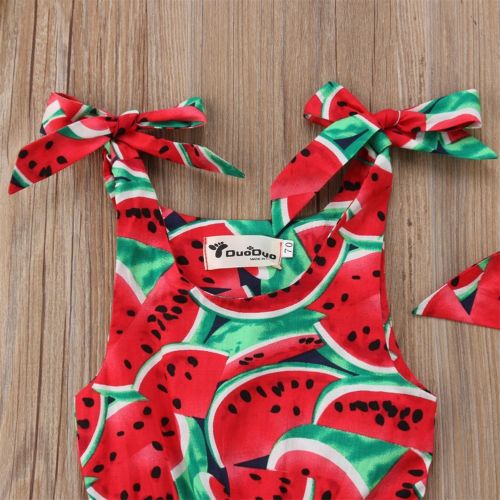 Baby Girl Watermelon Red Set