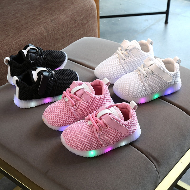 Toddler Baby Boy Girl Led Sneakers