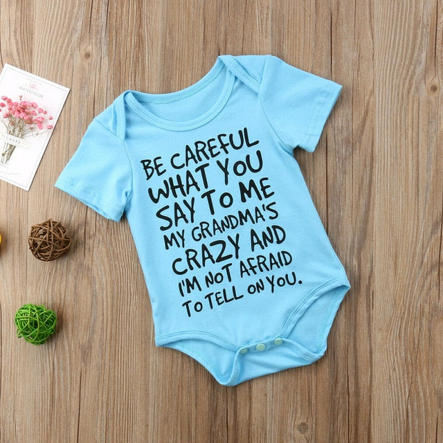 Fun and Festive Summer Bodysuits for Newborns and Toddlers - Cute Letters and Short Sleeves!